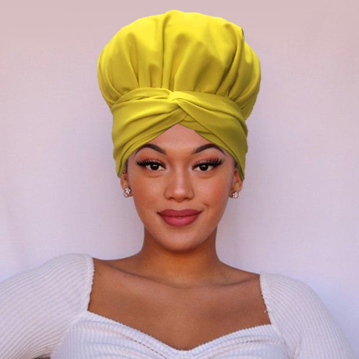 Solid Color Head Wrap(Satin-Lined)-EWA610