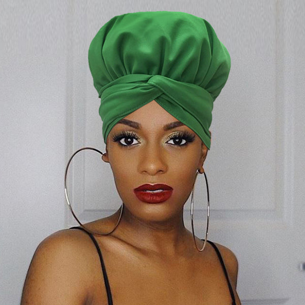 Solid Color Head Wrap(Satin-Lined)-EWA611