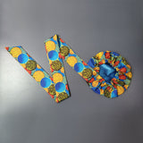 African Print Head Wrap(Satin-Lined)-EWA134